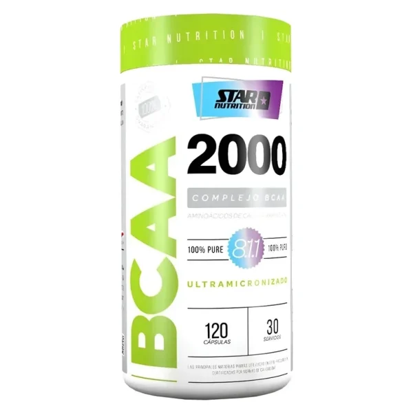 BCAA 2000 x 120 cápsulas